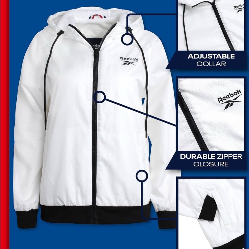 New lavender Reebok Women's Jacket - Weather Resistant